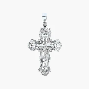 Крест, серебро 925°, 53 мм