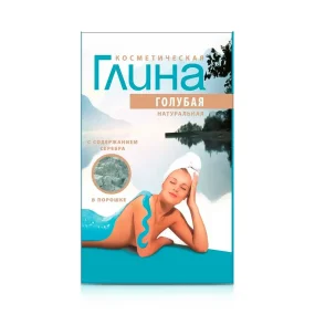 Глина косметическая голубая, 100 г  Глина косметическая голубая, 100 г