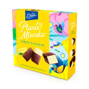 Konfekt - Ptitschje Moloko, mit Zitronengeschmack, Wedel, 360 g