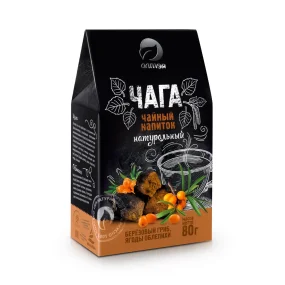 Фиточай - Чага с облепихой, 80 г  Фиточай - Чага с облепихой, 80 г