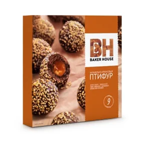 Mini-Kuchen - Ptifur, mit Karamell-Erdnussfüllung, Baker House, 225 g