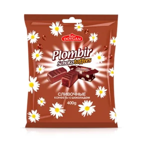 Konfekt - Plombir, mir Schokogeschmack, 400 g