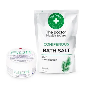 Körperpflegeset - Regenerierend, Badesalz + Körpercreme