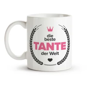 Tasse - Die beste Tante der Welt, Keramik, 330 ml Tasse - Die beste Tante der Welt, Keramik, 330 ml