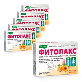 Фитолакс, Эвалар, 20 таблеток х 6 шт. 