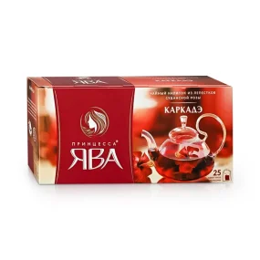 Чайный напиток из лепестков суданской розы - Каркадэ, Ява, 25 х 1,5 г