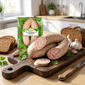 Leberwurst - Hausmacher Art mit Knoblauch, Lackmann, 375 g