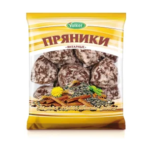 Süßgebäck Prjaniki - Jantarnyje, Waldemar Völker, 400 g Süßgebäck Prjaniki - Jantarnyje, Waldemar Völker, 400 g