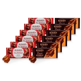 Набор пористого шоколада - ROSHEN,  80 г х 12 шт. Набор пористого шоколада - ROSHEN,  80 г х 12 шт.