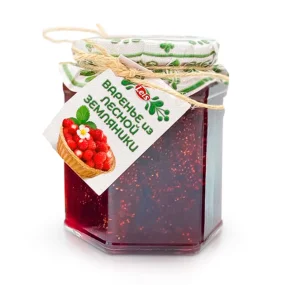 Konfitüre aus Walderdbeeren, 370 g Konfitüre aus Walderdbeeren, 370 g