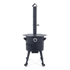 Feuerofen Utschak Ø 40 cm mit Abzugsrohr, für Kasan 12 L, Thermometer, Ofenplatte