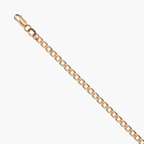 Kette, Rotgold 585°, Länge 55 cm, Ø 0,5 mm,  Breite 3,16 mm 8,06 gr