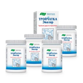 Тройчатка, Эвалар, 40 капсул х 4 шт. Тройчатка, Эвалар, 40 капсул х 4 шт.
