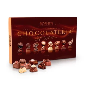 Конфеты шоколадные - Chocolateria, с различными начинками, Roshen,194 г Конфеты шоколадные - Chocolateria, с различными начинками, Roshen,194 г