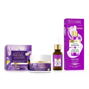 Gesichtsset - Anti-Aging, Creme + Serum, Eveline