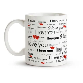 Tasse - I love you, Keramik, 330 ml