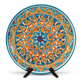 Lagan - KaraKalam R3, Rischtan Keramik, Ø 37 cm Lagan - KaraKalam R3, Rischtan Keramik, Ø 37 cm