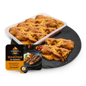 Schaschlik - Hähnchen, mit Teriyaki, 1 kg