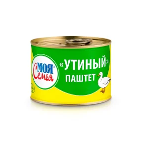 Паштет утиный, Моя семья, 160 г Паштет утиный, Моя семья, 160 г