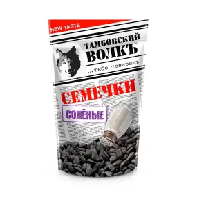 Sonnenblumenkerne ungeschält, geröstet und gesalzen, Tambowskij wolk, 500 g Sonnenblumenkerne ungeschält, geröstet und gesalzen, Tambowskij wolk, 500 g