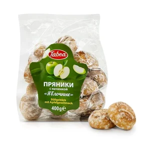 Süßgebäck Prjaniki, mit Apfelfüllung, Tabea, 400 g
