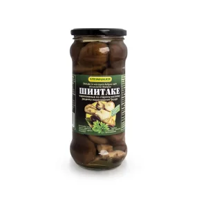 Schiitake in würzigem Aufguss, nach altrussischem Rezept, Steinhauer, 530 g Schiitake in würzigem Aufguss, nach altrussischem Rezept, Steinhauer, 530 g