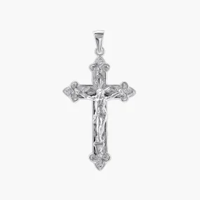 Kreuz Anhänger, Silber 925°, 58 cm