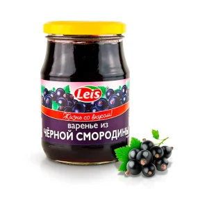 Konfitüre aus schwarzen Johannisbeeren, 430g Konfitüre aus schwarzen Johannisbeeren, 430g