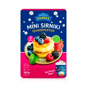 Quarkpfannkuchen - Syrniki, gebraten, Dovgan, 360 g Quarkpfannkuchen - Syrniki, gebraten, Dovgan, 360 g