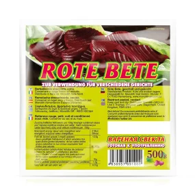 Rote Bete, geschält und gekocht, 500 g