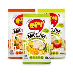 Probierpaket Müsli - OGO!, 3 х 350 g 