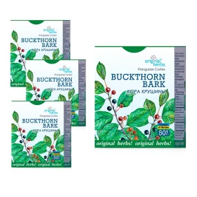 Фиточай - Кора крушины, Original Herbs, 50 г х 4 шт. Фиточай - Кора крушины, Original Herbs, 50 г х 4 шт.