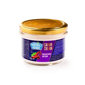 Brotaufstrich mit Capelinrogen und Riesenkalmar, Mono More, 160 g