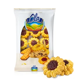 Печенье - Стокротка, песочное, со вкусом вишни, 400 г