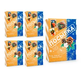 Geschenkkarton - Paket, Karton, 16 x 23 x 7,5 cm, 5 St.