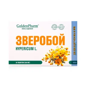 Зверобой, Golden Pharm, 36 таблеток