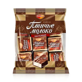 Konfekt - Ptitschje Moloko, mit Sahne-Vanillegeschmack, Rot Front, 225 g Konfekt - Ptitschje Moloko, mit Sahne-Vanillegeschmack, Rot Front, 225 g