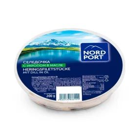 Matjesfilet mit Dill in Öl, Nord Port, 200 g