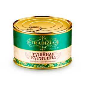 Тушёнка из курицы, Premium, Tradizia, 530 г