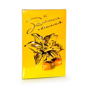 Конфеты шоколадные - Золотая лилия, с молочным вкусом, Конти, 258 г