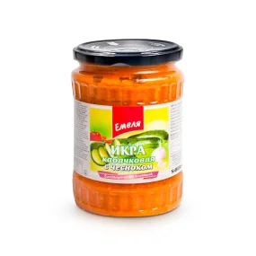 Икра кабачковая с чесноком, Емеля, 550 г Икра кабачковая с чесноком, Емеля, 550 г