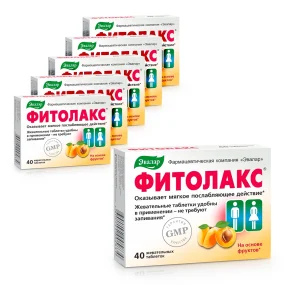 Фитолакс, Эвалар, 40 таблеток х 6 шт.