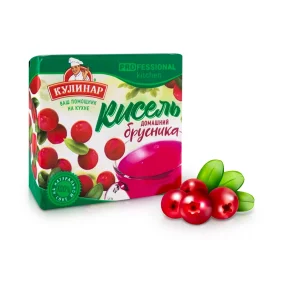Кисель брусничный, домашний, Кулинар, 220 г