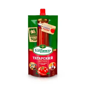 Кетчуп - Татарский, с перцем чили и укропом, Балтимор, 230 мл Кетчуп - Татарский, с перцем чили и укропом, Балтимор, 230 мл