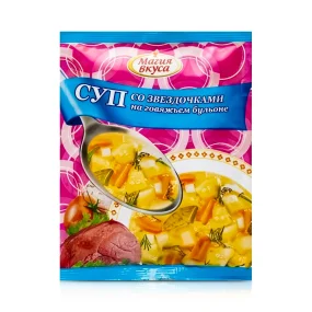 Rindfleischsuppe mit Sternchennudeln, Magija Wkusa, 50 g