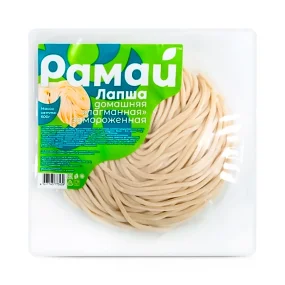 Лапша домашняя, лагманная, замороженная, Рамай, 600 г Лапша домашняя, лагманная, замороженная, Рамай, 600 г