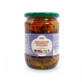 Gebratene Auberginen mit Gemüse - Gemüseregenbogen, Lidia, 520 g Gebratene Auberginen mit Gemüse - Gemüseregenbogen, Lidia, 520 g