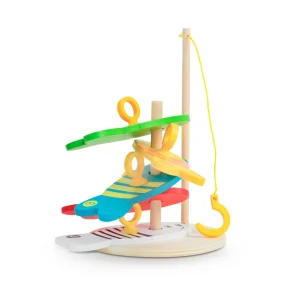 Spiel - Angeln mit Haken, Holz, 11,5 x 13,5 x 4 cm Spiel - Angeln mit Haken, Holz, 11,5 x 13,5 x 4 cm