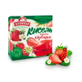 Кисель клубничный, домашний, Кулинар, 220 г