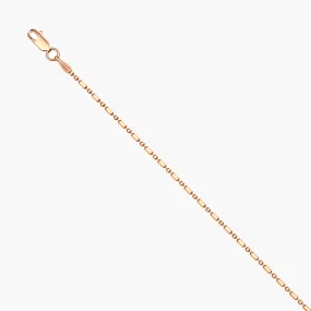 Kette, Rotgold 585°, Länge 40 cm, Ø 1,5 mm, Breite 1,5 mm Kette, Rotgold 585°, Länge 40 cm, Ø 1,5 mm, Breite 1,5 mm